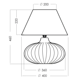 Lampa stołowa BRNO L006011215 - 4concepts