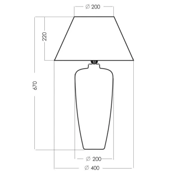 Lampa stołowa BILBAO GREEN L019811214 - 4concepts