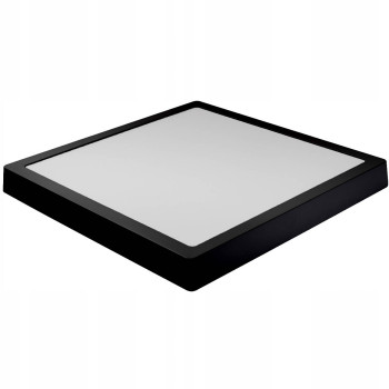 Panel LED kwadratowy natynkowy 24W 6000K czarny 302 – Decorativi