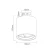 Oprawa do szyn Neo Bianco Mobile Track / Ufo Nero OR82913 - Orlicki Design