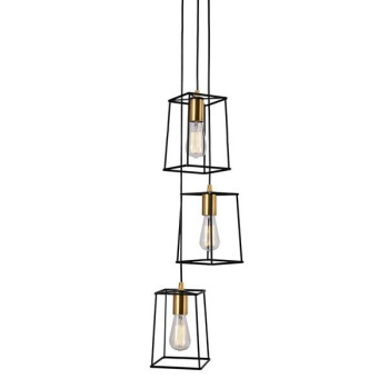 Lampa loft wisząca ALANIS MD-BR16556-D3-B/G - Italux