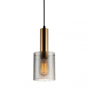 Lampa stylowa wisząca Sardo Rain PND-5581-1-BRO+RNSG mosiężny – Italux