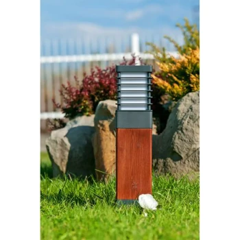 Lampa stojąca słupek drewno HALMSTAD 49CM 1403GA - Norlys