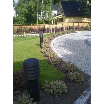 Lampa stojąca na ogród drewniana ALTA 49CM 1453B - Norlys