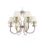 Lampa wisząca abażur ZAHARA 6 Glamour Nikiel BL0280 – Berella Light</strong>