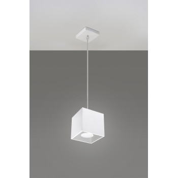 Lampa wisząca nowoczesna QUAD 1 biały SL.0062 - Sollux