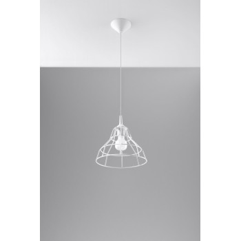 Lampa loft wisząca ANATA biała SL.0145 - Sollux