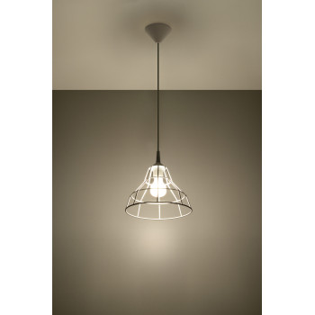 Lampa loft wisząca ANATA biała SL.0145 - Sollux