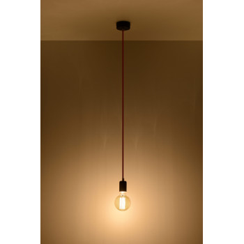 Lampa wisząca EDISON fioletowa SL.0156 - Sollux