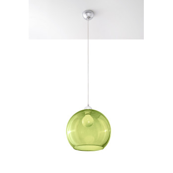 Lampa wisząca nowoczesna BALL zielona SL.0254 - Sollux