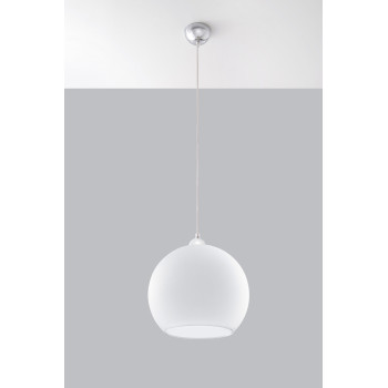 Lampa loft wisząca BALL biała SL.0256 - Sollux