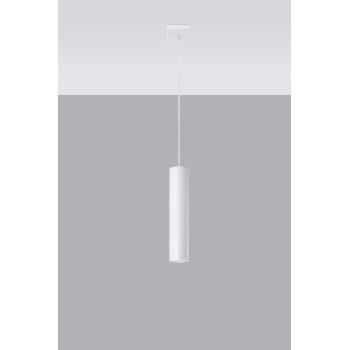 Lampa wisząca nowoczesna LAGOS 1 biały SL.0323 - Sollux