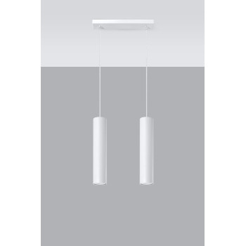 Lampa wisząca nowoczesna LAGOS 2 biały SL.0324 - Sollux
