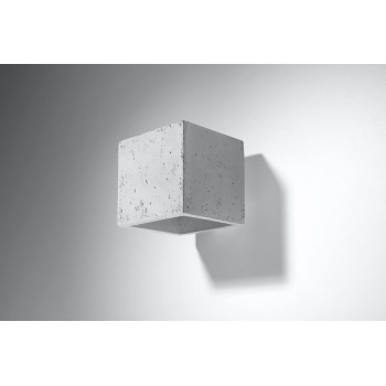 Kinkiet nowoczesny QUAD beton SL.0487 - Sollux