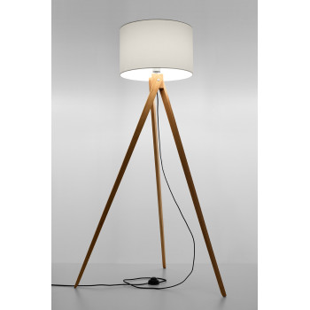 Lampa stojąca LEGNO 2 naturalne drewno SL.0524 - Sollux