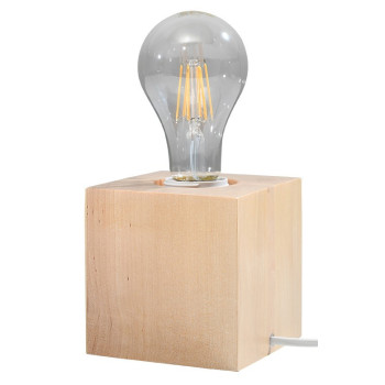 Lampa biurkowa ARIZ naturalne drewno SL.0677 - Sollux