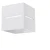 Kinkiet nowoczesny LOBO biały SL.0206 - Sollux