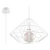 Lampa loft wisząca UMBERTO biała SL.0293 - Sollux