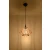 Lampa loft wisząca POMPELMO naturalne drewno SL.0393 - Sollux
