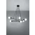 Lampa stylowa wisząca ASTRAL 6 czarna SL.0617 - Sollux