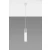 Lampa wisząca nowoczesna BORGIO 1 biały SL.0647 - Sollux