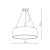 Lampa wisząca Malaga 1xLED biała LP-622/1P WH - Light Prestige