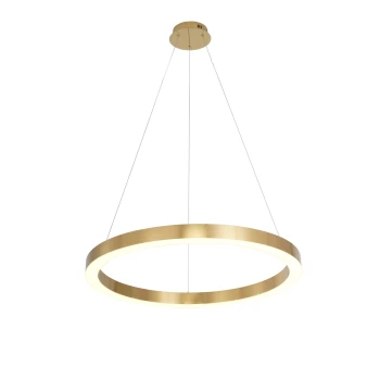 Lampa wisząca Midway duża shiny 1xLED złota LP-033/1P L GD Shiny - Light Prestige