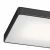 Plafon nowoczesny ONTARIO LED 15W 3575 czarny kwadratowy - Argon