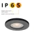 Oczko podtynkowe Lagos okrągłe 1xGU10 czarna IP65 LP-440/1RS BK - Light Prestige