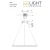 Lampa wisząca Ring średni CCT 1xLED czarny LP-909/1P M BK CCT - Light Prestige