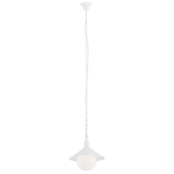 Lampa loft wisząca ERBA BIS 3296 ogrodowa biała - Argon