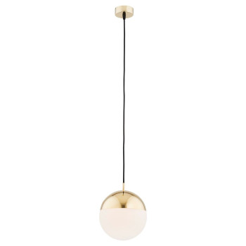 Lampa stylowa wisząca LIVIA 4029 mirror ball złota kula – Argon