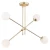 Lampa designerska wisząca ABSTRACT 1695 minimalistyczna złota - Argon