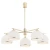 Lampa stylowa wisząca MARBELLA 2088 glamour szklany złoty - Argon