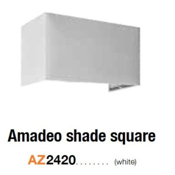 Abażur AMADEO SQUARE biały AZ2420 - Azzardo