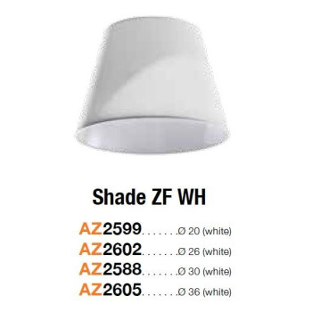Abażur ZF 30 biały AZ2588 - Azzardo