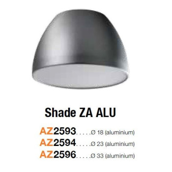 Abażur ZA 33 srebrny srebrny AZ2596 - Azzardo