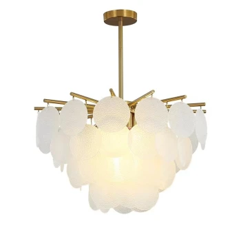 Lampa wisząca w stylu Hampton FIORE D8584P-R600 white - Step Into Design