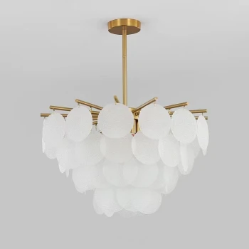 Lampa wisząca w stylu Hampton FIORE D8584P-R600 white - Step Into Design