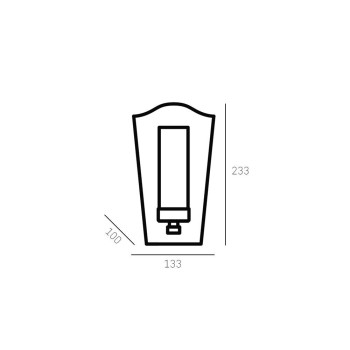 Kinkiet nowoczesny DUBLIN W01162BZ - Cosmo Light