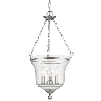 Lampa Hampton wisząca szklana PRAGUE P03950CH - Cosmo Light