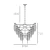 Lampa stylowa wisząca PALERMO złota P21070AU - Cosmo Light