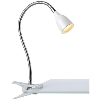 Lampa stołowa z klipsem TULIP White 106091 - Markslojd