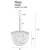 Lampa designerska wisząca PLAZA P0286 – MaxLight