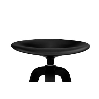 Krzesło barowe MIRA czarne 339-APPB - King Home