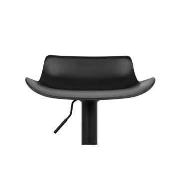 Krzesło barowe SNAP BAR regulowane czarne KH010100943 - King Home