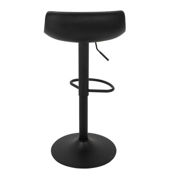 Krzesło barowe SNAP BAR TAP regulowane czarne KH010100947 - King Home