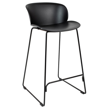 Krzesło barowe ALTO 66 czarne PC-163.H66 - King Home