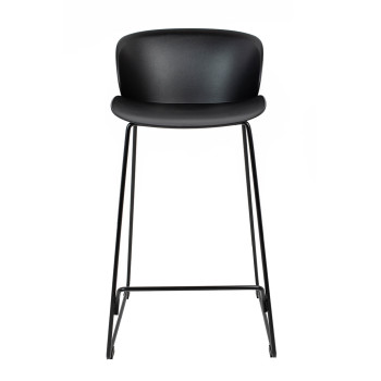 Krzesło barowe ALTO 66 czarne PC-163.H66 - King Home