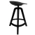 Krzesło barowe MIRA czarne 339-APPB - King Home